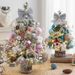 Decorazione per albero di Natale, accessori per la scrivania, mini albero di simulazione per scrivania, decorazioni per le feste_voghion.com