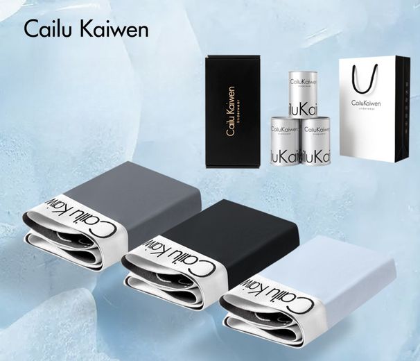 Kühlende Modal- und Nylon-Boxershorts für Herren – 3er-Geschenkset – Atmungsaktive und ultraweiche Unterwäsche (L-XXXXL)_voghion.com