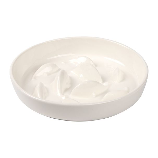 Keramik-Futternapf mit Anti-Erstickungs-, Anti-Auslauf- und Kippschutz für Katzen_voghion.com