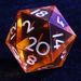 9 Polyhedral Set Of Dice DnD Aurora Borealis For Dungeons Dragons RPG_voghion.com