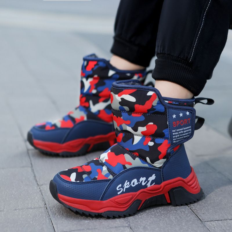 Child's shoes Children's cotton shoes Winter snow boots for boys_voghion.com