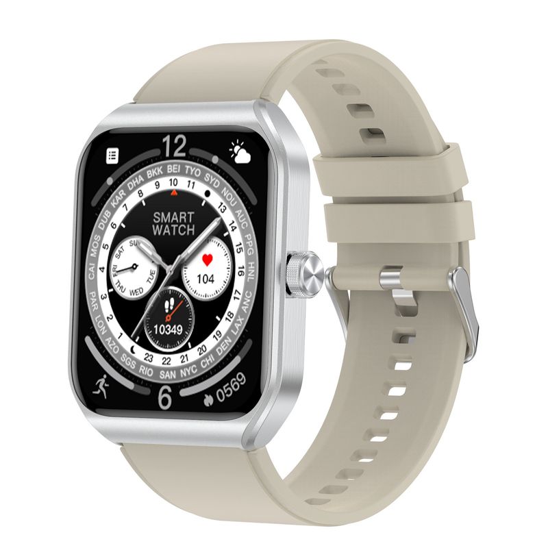 T56 Smart Watch Bluetooth-Anruf Blutsauerstoff Blutzucker Herzfrequenz Blutdruck Schlafüberwachung Herrenuhr_voghion.com