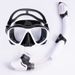 Snorkeg equipment Diving mirror Snorkel set Large frame silicone diving mask Full dry snorkel_voghion.com