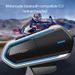 QTB35 Helm Kopfhörer Wasserdicht Bluetooth 5,0 ABS Voice Control Kopfhörer Sprech für Motorrad_voghion.com