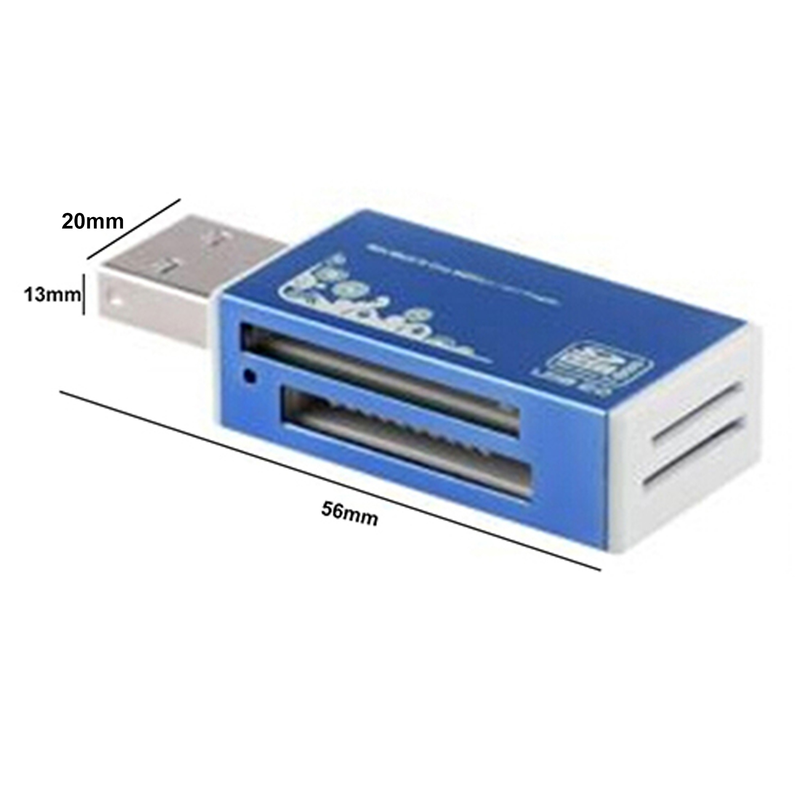 USB 2.0 All-in-1 Multi-Speicherkartenleser für Micro SD SDHC TF M2 MMC MS PRO DUO_voghion.com