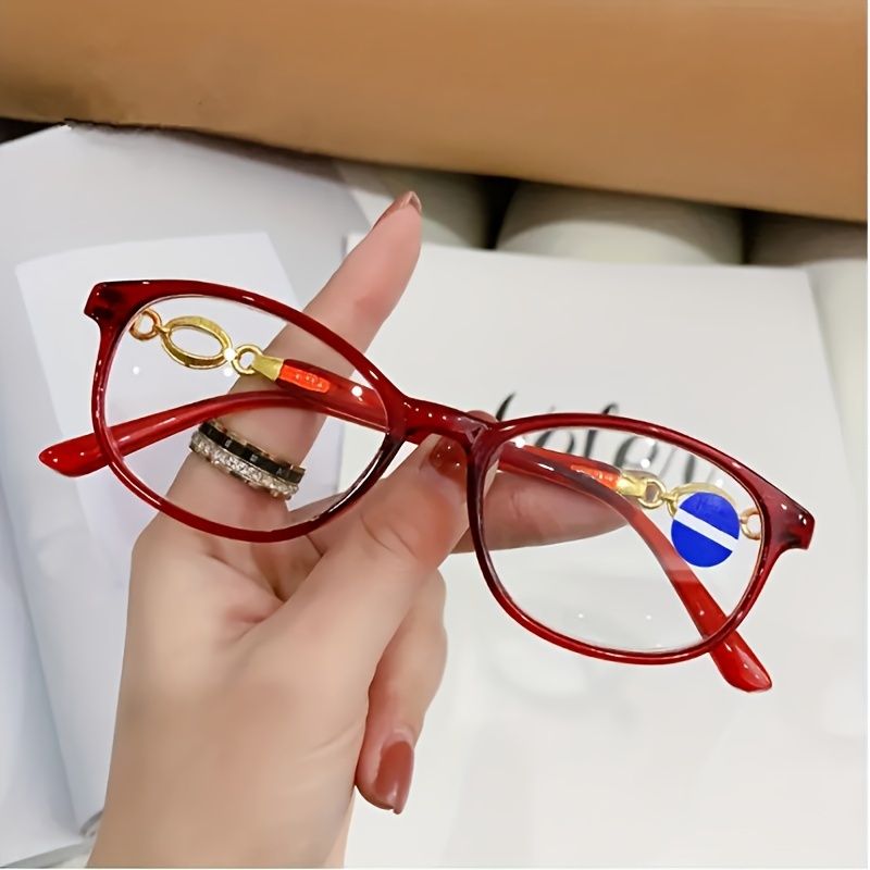 OYKI 3-in-1 progressive multifokale Lesebrille für Frauen am Computer ist aus der Ferne gut zu sehen +1,0 bis +4,0_voghion.com