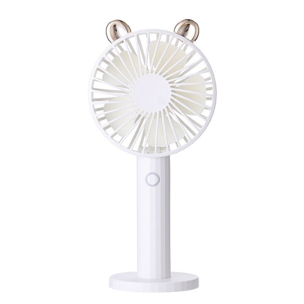 Ice Cooling Handheld Fan - High-Speed Turbo USB Rechargeable With Digital Display, Portable For Office & Outdoor_voghion.com