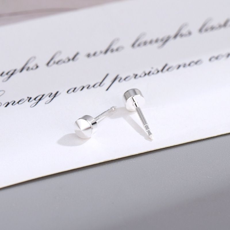 Reines Silber S Spitz Stud Loch Nadel Piercing Werkzeug Anti-Verstopfung Ohr Pflege Stick_voghion.com