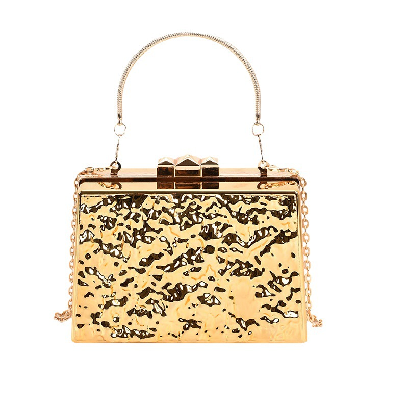 Women's bag, niche, high-end sense, ins handbag, 2023 new acrylic box chain, crossbody small square bag_voghion.com