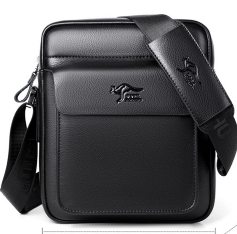 Herrentaschen Neue Herren PU-Leder-Umhängetasche Business Große Kapazität Messenger Bag Einteiliges Dropshipping_voghion.com