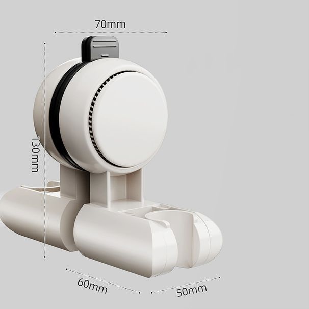 Suction Cup Shower Head Holder Bathroom Home Fixing Tool No-Drill Shower Head Base Child-Friendly Movable Shelf_voghion.com