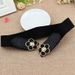 Xiyin Cincher For Women, High-End Feel, Jeans, Skirts, Clothing Accessories, Versatile Floral Sweet Elastic Waist Belt_voghion.com