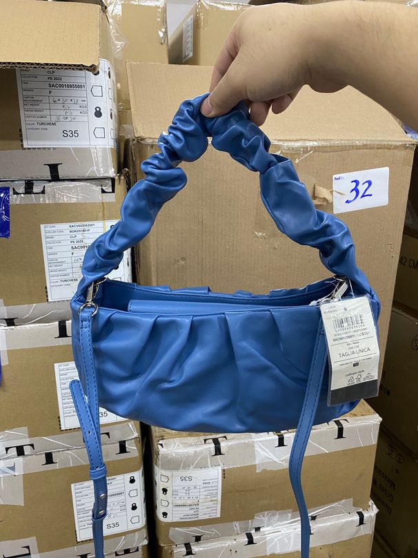 Borsa a tracolla da donna, piccola, leggera, semplice, da viaggio, in morbida pelle plissettata, con tracolla singola_voghion.com