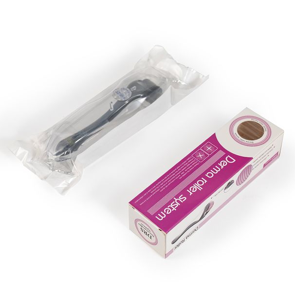 Dr. Pen Gold Derma Roller med 540 titan mikronåler for ansikt og kropp skjeggrulle for hår og skjegg_voghion.com