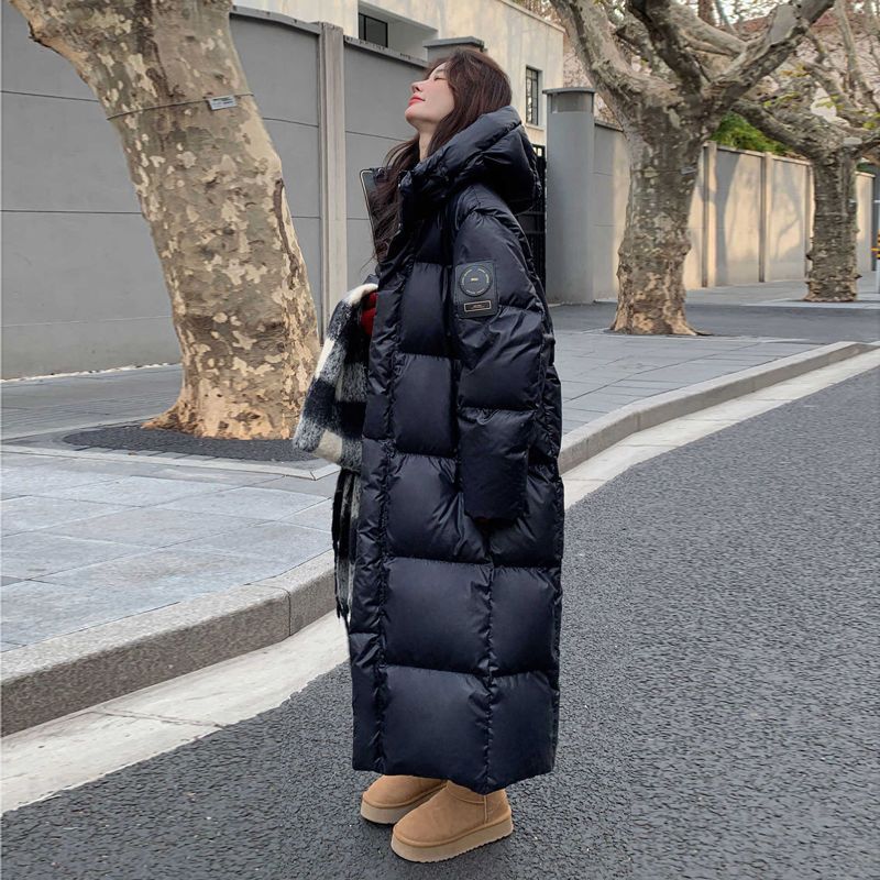 Women's Clothing winter coats cotton jacket winter long over the knee cotton jacket thickened loose cotton jacket_voghion.com