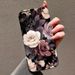 Telefonhülle mit Blumenmuster-Design für iPhone 16 15 14 Pro Max 13 12 11 XS X XR 7 8 Plus SE2022 SE3 Stoßfeste weiche Silikonhülle_voghion.com