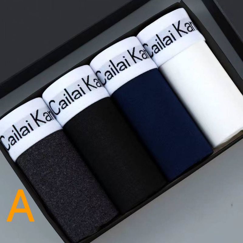 4 τμχ Ανδρικά μποξεράκια Ανδρικά κοντό αναπνεύσιμο ευέλικτο άνετο σορτς Μπόξερ Υπέροχα μασίφ εσώρουχα_voghion.com