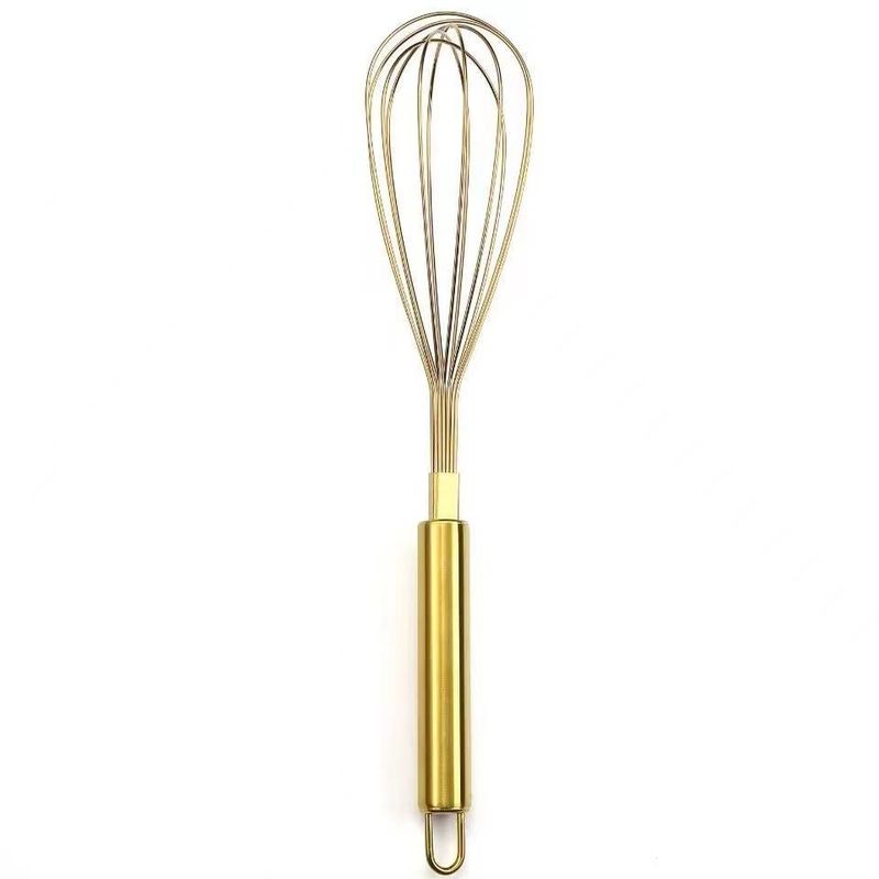 Stainless Steel Manual Egg Beater - Hand - Held, High - Efficiency For Egg Beating, Mixing & Dough Kneading, Ideal Home Baking Tool_voghion.com