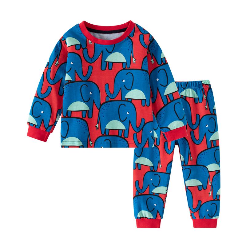 Vêtements pour enfants, pantalons d'automne, vêtements d'automne, ensemble de sous-vêtements pour enfants, vêtements de maison, pyjamas, enfants de 2 à 7 ans, de taille moyenne et grande_voghion.com