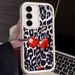 Chic Cherry Leopard Print Phone Case For Samsung Galaxy S23 S22 S21 S25 S24 S20 A35 A55 A35 A15 Note 20 Plus Ultra FE 5G Cover_voghion.com