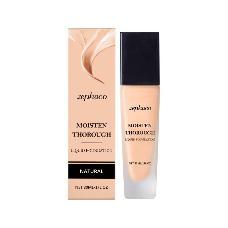 ZEPHOCO Natural Color Moisturizing Light And Thin Fit Refreshing, Moisturizing, Mild Skin Te Modifying Liquid_voghion.com