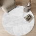 round carpet simple striped plush carpet mat sofa lounge chair bedroom side blanket_voghion.com