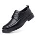 ct Suitable For All Seasons 2024 New Breathable Men's Low-top Business Formal Leather Shoes Height-increasing Hollow Sandals Lace-up Clogs_voghion.com