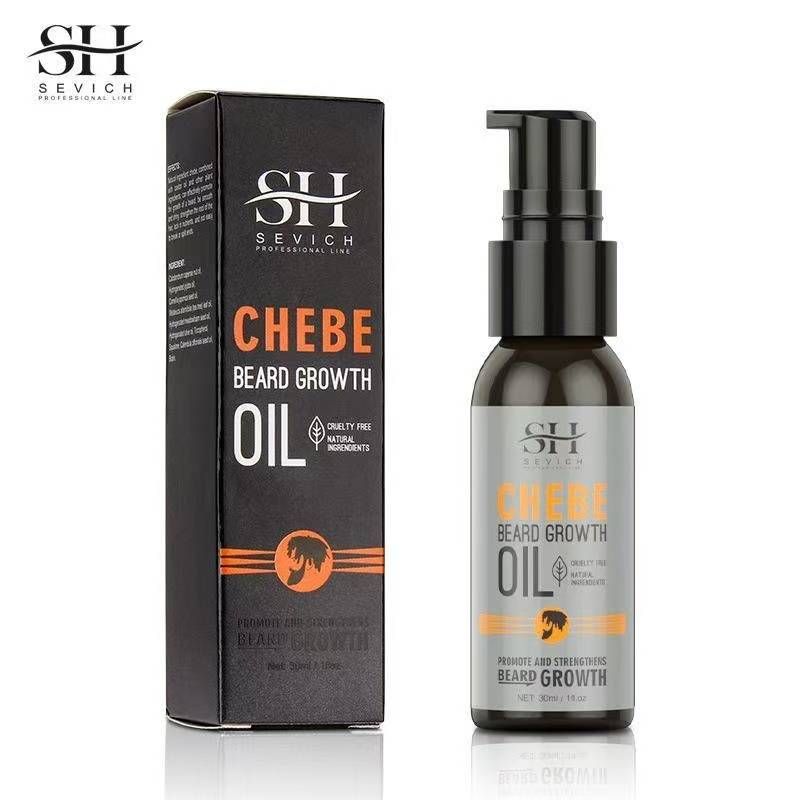 Olio per barba Chebe Fast Growth per uomo, olio di jojoba e biotina, ingredienti vegetali puri_voghion.com