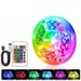 5-V-RGB-LED-Lichtstreifen mit 24-Tasten-IR-Fernbedienung, USB-betriebene Stimmungsbeleuchtung für Zimmer und Wohnzimmer, anpassbare Farben und Helligkeit_voghion.com