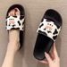 Slippers For Women, Summer, Cartoon, Home, Couple, Indoor, Korean, Student, household sandals, men's, non-slip, outerwear, soft soles_voghion.com