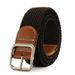 No Punch Belt Damen Vielseitiger Jeans-Canvas-Gürtel Geflochtener elastischer Dornschließe Student Lazy Cloth Belt_voghion.com