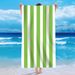 Asciugamano da spiaggia in microfibra - Morbido e soffice, monofacciale con motivo a righe, ad asciugatura rapida e leggero per i viaggi estivi._voghion.com