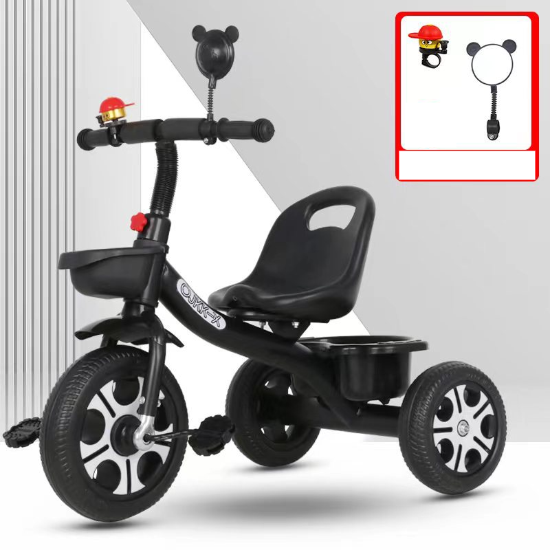 Tricycle jouet pour enfants de 1 à 3 à 2 à 6 ans, grande poussette pour bébé, vélo à pédales, poussette pour maternelle_voghion.com