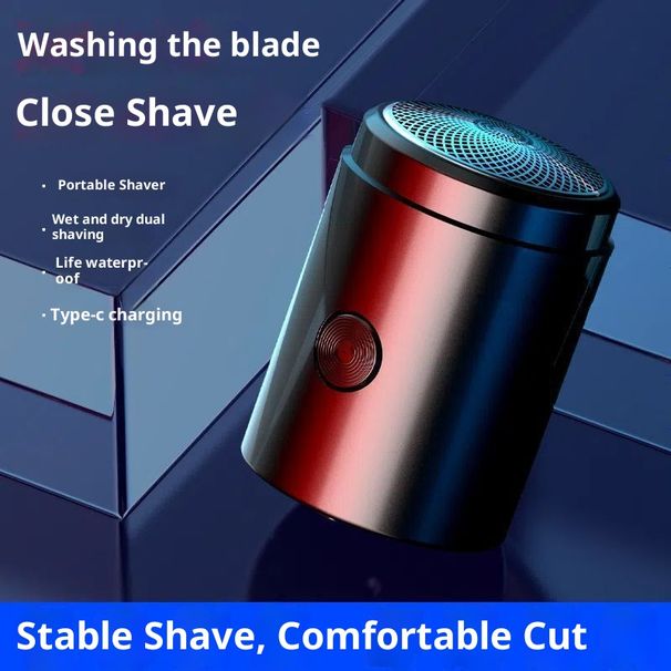 Rasoio elettrico di progettazione tedesca: lame rotanti triple, autonomia di 30 minuti, completamente impermeabile, design ultra silenzioso (strumento per la cura professionale)_voghion.com