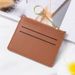 New Ultra-thin With Zipper Simple Women's Purse Bank Holder Coin Card Case_voghion.com