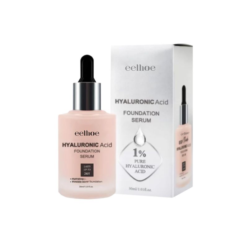 EELHOE Nude Hyaluronic Acid Liquid Foundation Matte, light, delicate, long-lasting, non-sticky, waterproof and transparent concealer_voghion.com