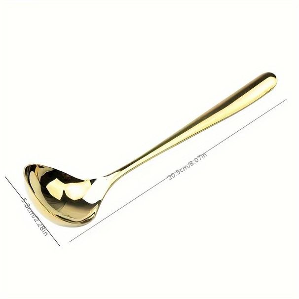 1 buc lingură din oțel inoxidabil lingură mare îngroșată capacitate mare oală fierbinte lingură supă băutură terci lingură ustensile de bucătărie_voghion.com