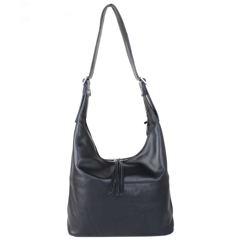 Borsa a tracolla in pelle da donna, grande capacità_voghion.com
