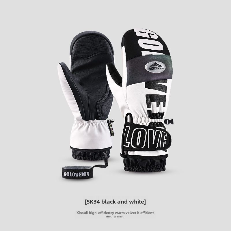 Guanti da sci e snowboard da uomo, sportivi, antivento, impermeabili, touch screen, caldi_voghion.com