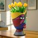 Enchanting Face Colorful Planter - Abstract Desktop Ornament For Home Planting & Creative Decor
ACZT_voghion.com