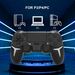 Mando inalámbrico con Bluetooth y giroscopio de 6 ejes GAMINJA con panel táctil y vibración dual para consola PS4 y PS3_voghion.com
