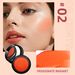 Air Cushion Blush Powder Rouge Powder Nawilżający Mushroom Head Powder Puff Powder Blusher Cream_voghion.com