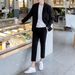 CT Shengbang Ronggan Internet Celebrity Versatile Stile Maturo Casual Piccolo Completo Blazer Uomo Stagione Primavera e Autunno_voghion.com