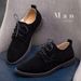 Scarpe casual basse da uomo in pelle scamosciata stile britannico, traspiranti, antiscivolo, di grandi dimensioni_voghion.com