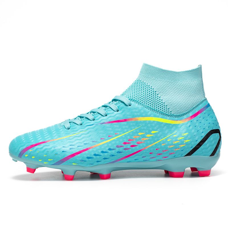 And Shoe Size Special New Youth Football Shoes 3 Colors Long Broken Spikes 38-45_voghion.com