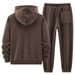2025 Fleece Winter New Thickened Warm Two-Piece Set For Men With Lamb Wool Sweatshirt And Casual Suit_voghion.com