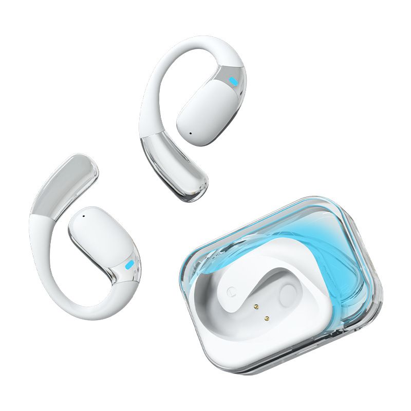Cuffie Bluetooth modello privato auricolari wireless con custodia trasparente traduzione IA personalizzata auricolari Bluetooth non adatti all'orecchio_voghion.com