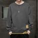 Men’s Layered Look Long Sleeve T-Shirt – Korean Streetwear Pullover, Autumn Essentials, Ribbed Hem Casual Top_voghion.com