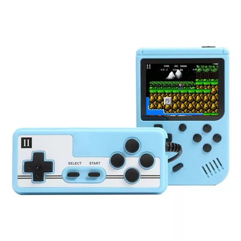 Consoles de videogame Macaron 800 em 1 500 em 1 SUP Console de videogame retrô portátil Console de jogo duplo para casal de estudantes nostálgicos_voghion.com