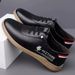 Production Sneakers Casual Leather Shoes Men's Slip-On Driving Loafers_voghion.com